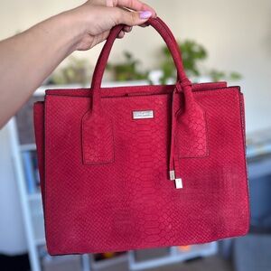 Red Suede Kate Spade Bag